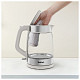 Электрочайник Tefal Glass Kettle 1.7л, стекло, с подсветкой, бело-серебряный