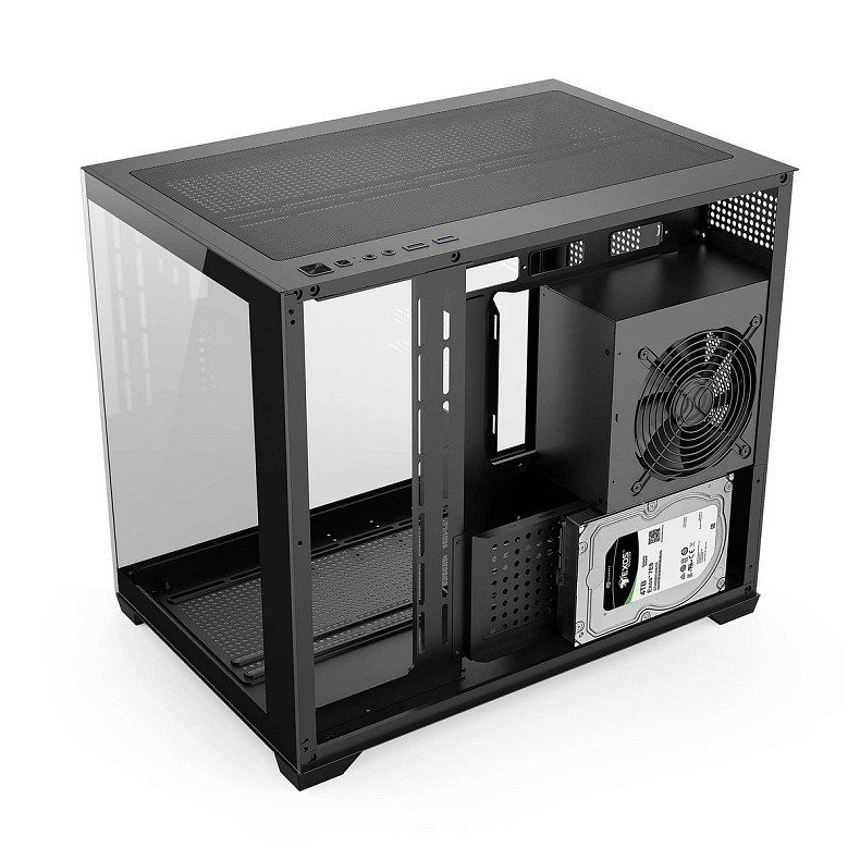 Корпус GTL Gaming Abyss Black (GTLN285M) без БП