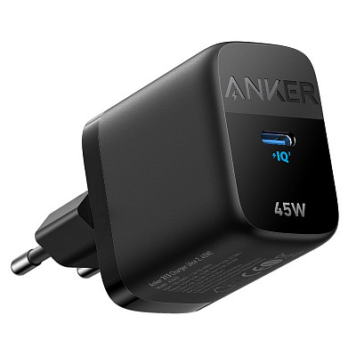Мережева зарядка ANKER PowerPort 313 - 45W PD + PPS USB-C (Чорний)