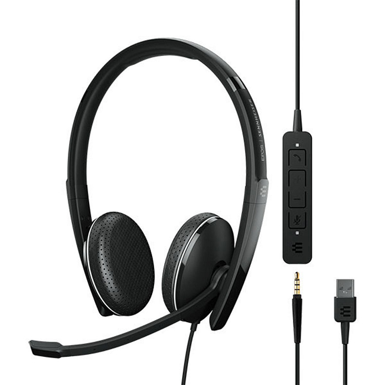 Навушники з мікрофоном Sennheiser EPOS Adapt 165 USB II (1000916)