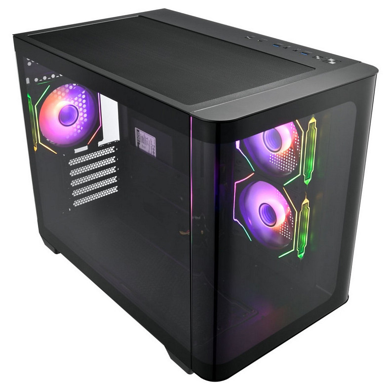 Корпус FSP S380-BA без БП mATX Black