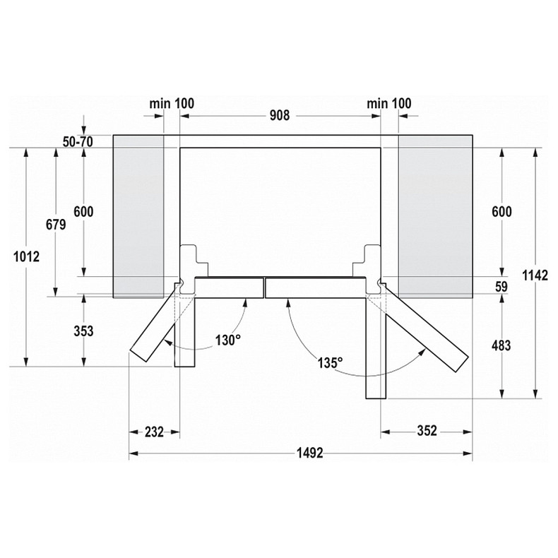 Холодильник Gorenje NRS9EVB