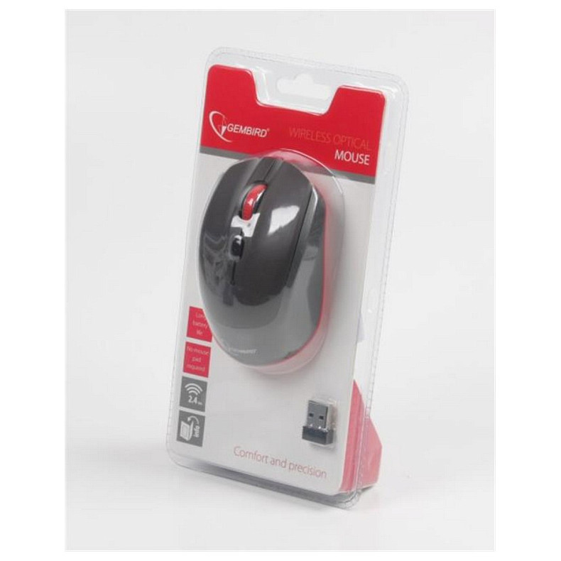 Миша Gembird MUSW-202 чорного кольору USB