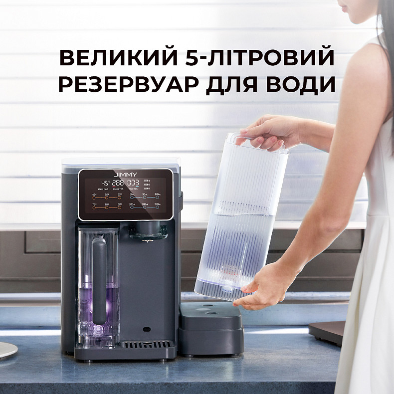 Очиститель воды 3 в 1 (пурифайер) с обратным осмосом и УФ-обеззараживанием JIMMY R9