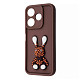 Чохол-накладка Pretty Things Case для Xiaomi Redmi 13 4G/Poco M6 4G/Note 13R Brown/Rabbit