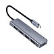 Хаб USB 3.1 Ugreen CM219 Type-C -> 4xUSB 3.0 Grey