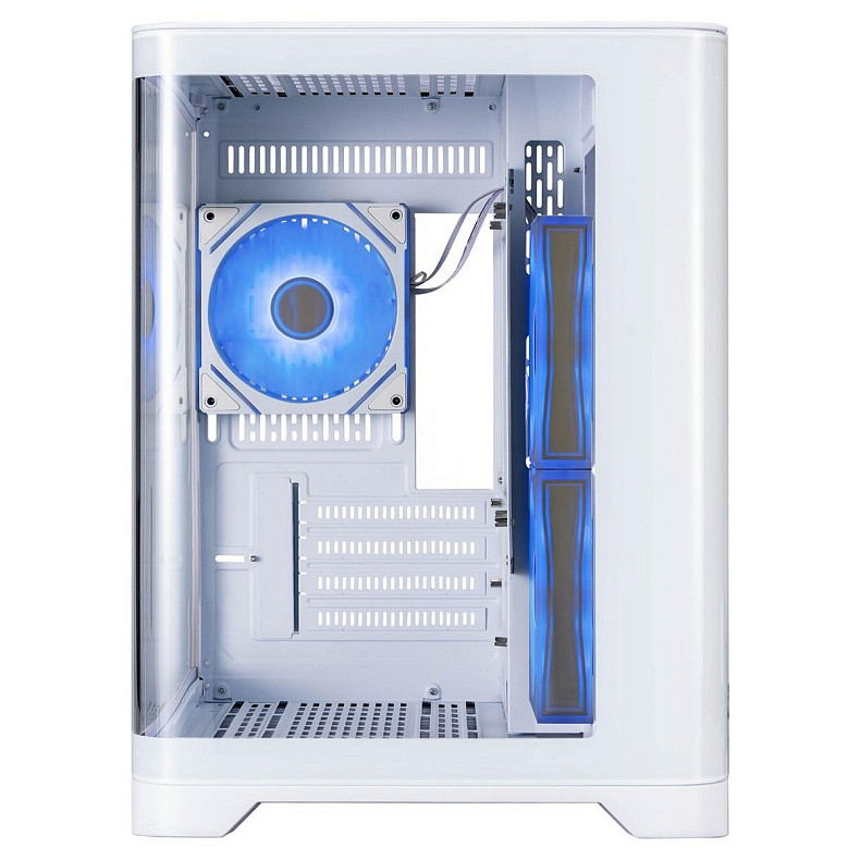 Корпус 1stPlayer UV5-WH-2FC7R-W-1FC7-W White без БП