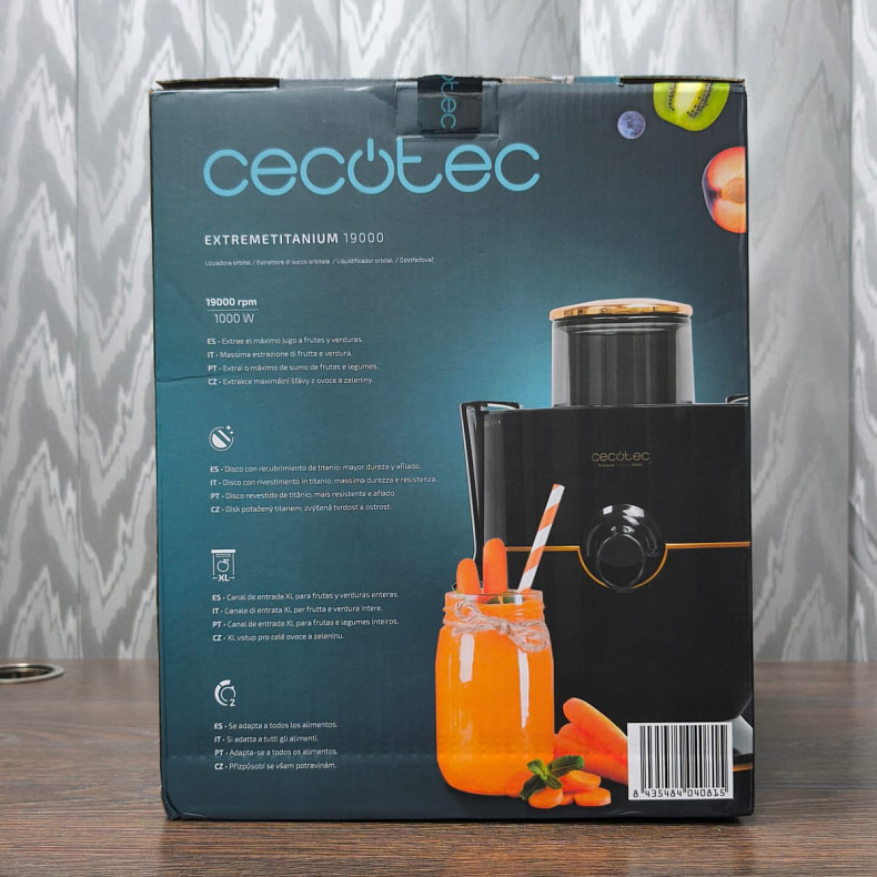 Соковыжималка CECOTEC Extreme Titanium 19000 -  Уценка