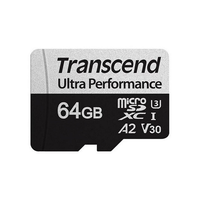 Карта памяти Transcend MicroSDXC 64GB UHS-I/U3 Class 10 340S R160/W125MB/s + SD-адаптер (TS64GUSD340