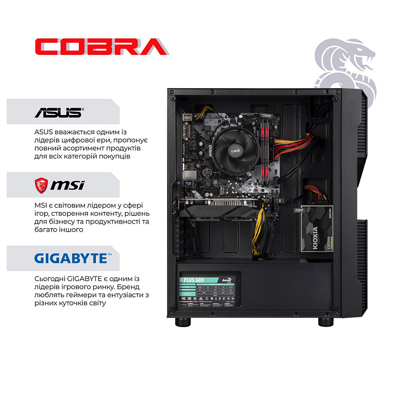 Персональный компьютер COBRA Advanced (A55.16.S4.166S.13152)