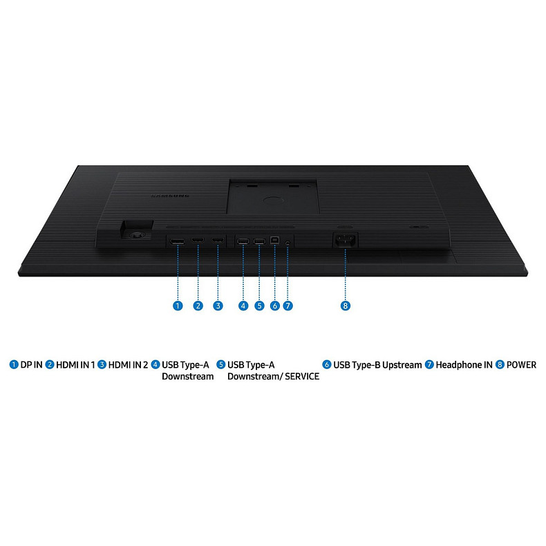 Монитор Samsung 27" S27D400 (LS27D400GAIXUA) IPS Black 100Hz