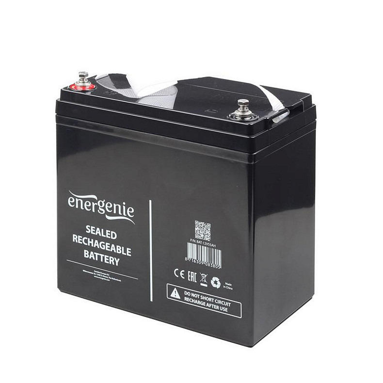 Акумуляторна батарея EnerGenie 12В 55AH AGM (BAT-12V55AH)