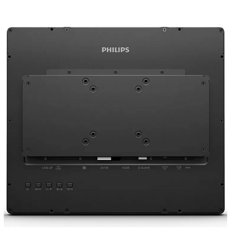 Монитор 17" Philips 172B1TFL, сенсорный (10 касаний), 5:4, 1280x1024, 75Hz, HDMI, DVI-D, DP, USB, черный