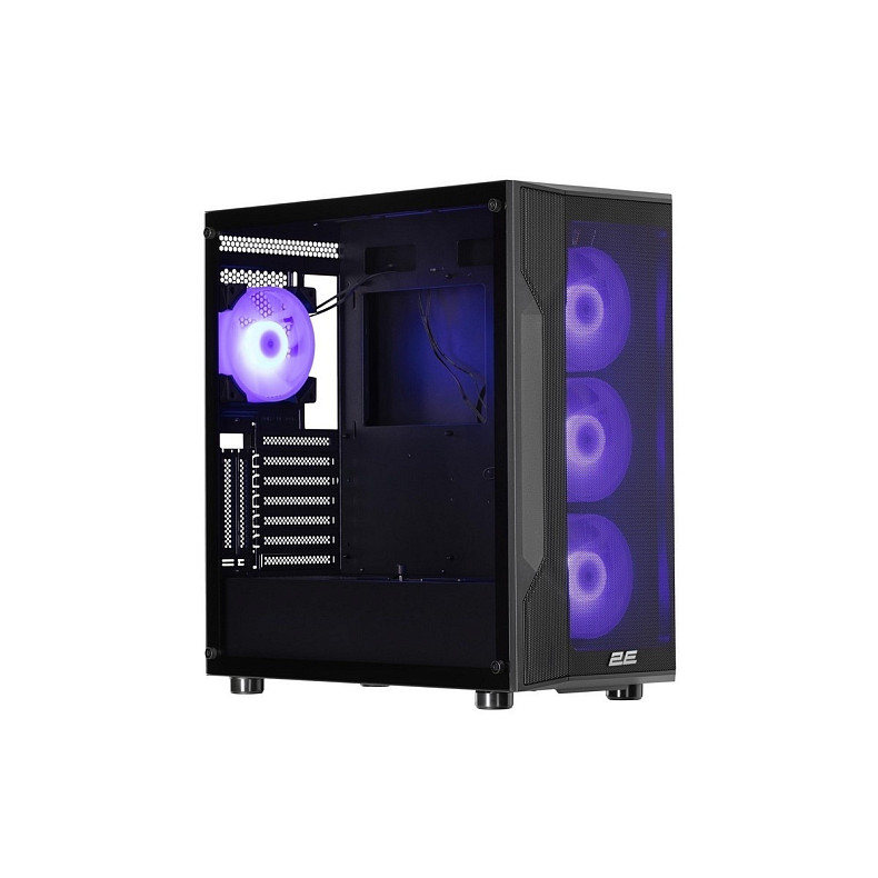 Корпус 2E Gaming Splendor G4301, без БП, 2xUSB 3.0, 1xUSB Type-C, 4x120mm ARGB, controller with remote