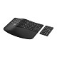 Клавиатура HP 960 BLK Ergonomic split-zone, 112key, BT, EN/UK, черный