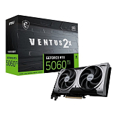 Видеокарта MSI GeForce RTX 5060 Ti Ventus 2X OC Plus 16GB GDDR7 (GeForce RTX 5060 Ti 16G VENTUS 2X OC PLUS)