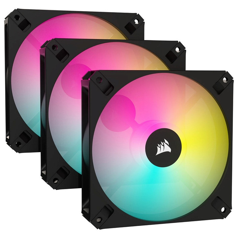 Вентилятор Corsair iCUE AR120 Digital RGB 120mm PWM Fan Triple Pack Black (CO-9050167-WW)