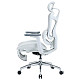 Крісло офісне з підставкою для ніг Sihoo DORO C300L Mesh White