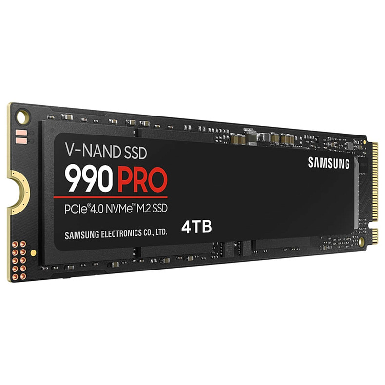 Накопитель SSD Samsung 990 PRO 4ТB M.2 2280 PCIe 4.0 x4 NVMe V-NAND (MZ-V9P4T0BW)