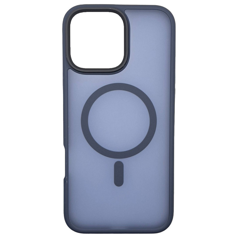 Чeхол-накладка BeCover Metal Buttons Case MagSafe для Apple iPhone 16 Pro Max Blue (712100)