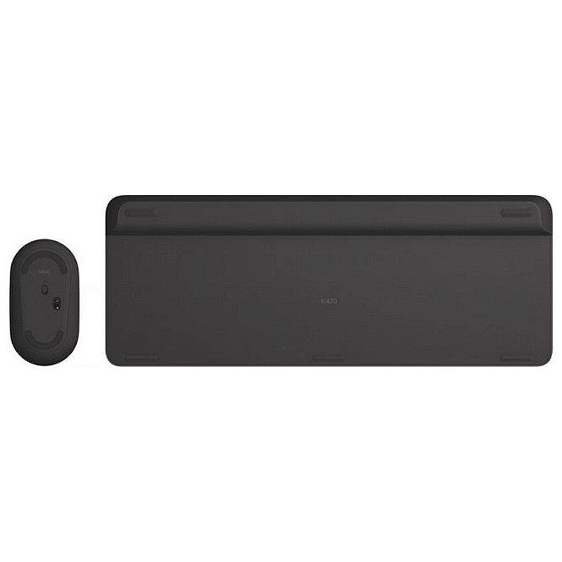 Комплект (клавиатура, мышь) беспроводной Logitech MK470 Graphite USB (920-009204)