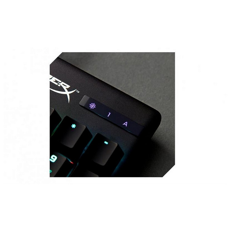 Клавіатура HyperX Alloy Origins Red RGB PBT ENG/RU Black (639N3AA) USB