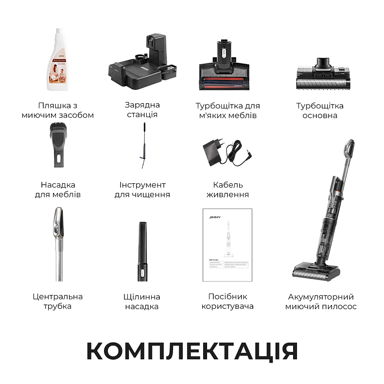 Бездротовий миючий пилосос Jimmy HW11 PRO MAX 3 в 1