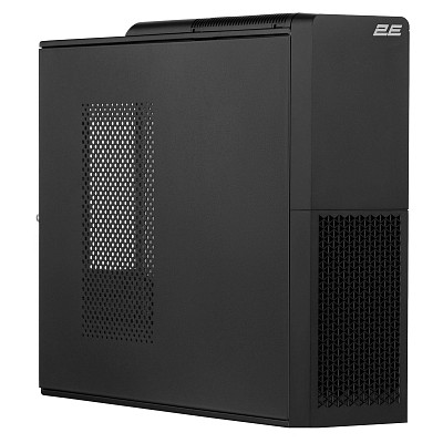 Корпус 2E S613ARGB-400, з БЖ 2E 400W-SFX, 1xUSB3.0, 1хUSB Type-C, 1x80мм, Micro ATX/ Desktop, чорний