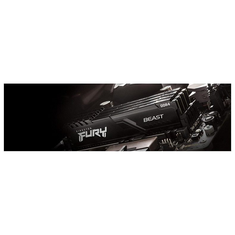 ОЗУ Kingston DDR4 8GB 3600 FURY Beast Black (KF436C17BB/8)