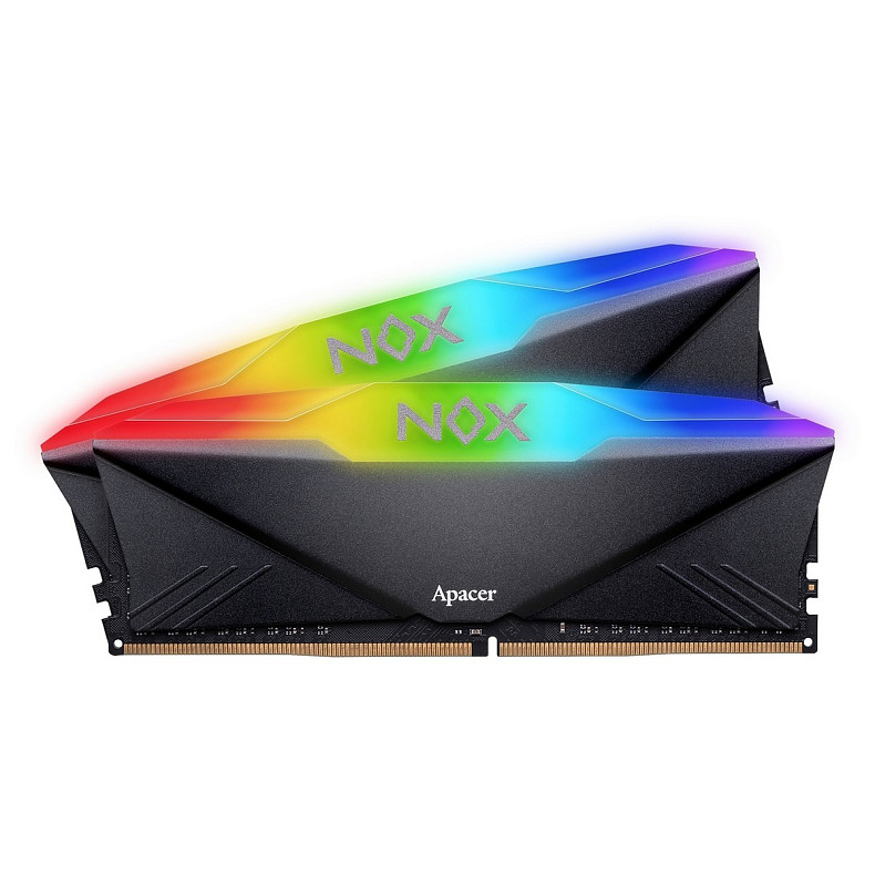 ОЗП DDR4 2х16GB/3200 Apacer NOX RGB Black (AH4U32G32C28YNBAA-2)