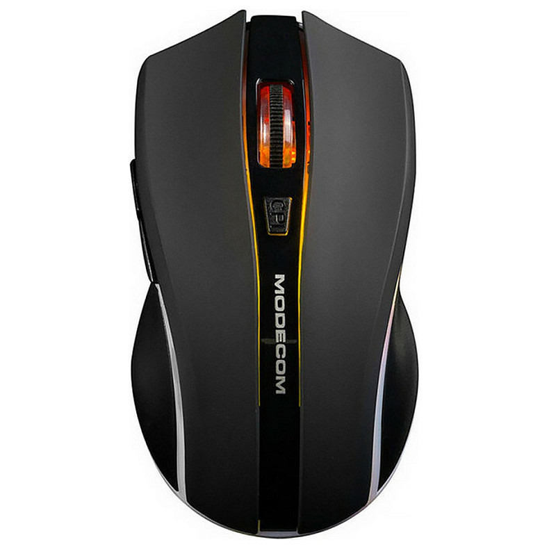 Мишка Modecom MC-WRM1, бездротова, зарядка, 3кн., 1600dpi, чорна