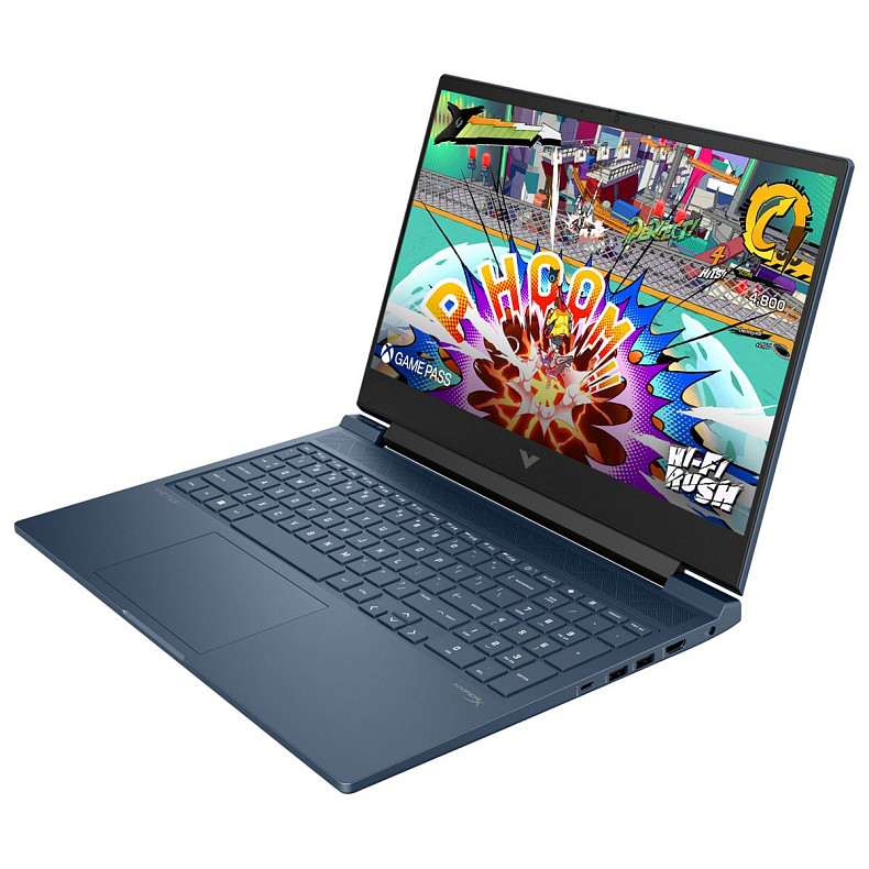 Ноутбук HP Victus 16-s1019ua 16.1" FHD IPS,300n/Ryz7 ??8845HS (5.1)/32Gb/SSD512Gb/RTX 4050,6GB/Подсв/DOS/Синий