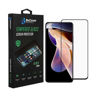 Захисне скло BeCover для Xiaomi Redmi Note 11 Pro/11 Pro Plus Black (707140)