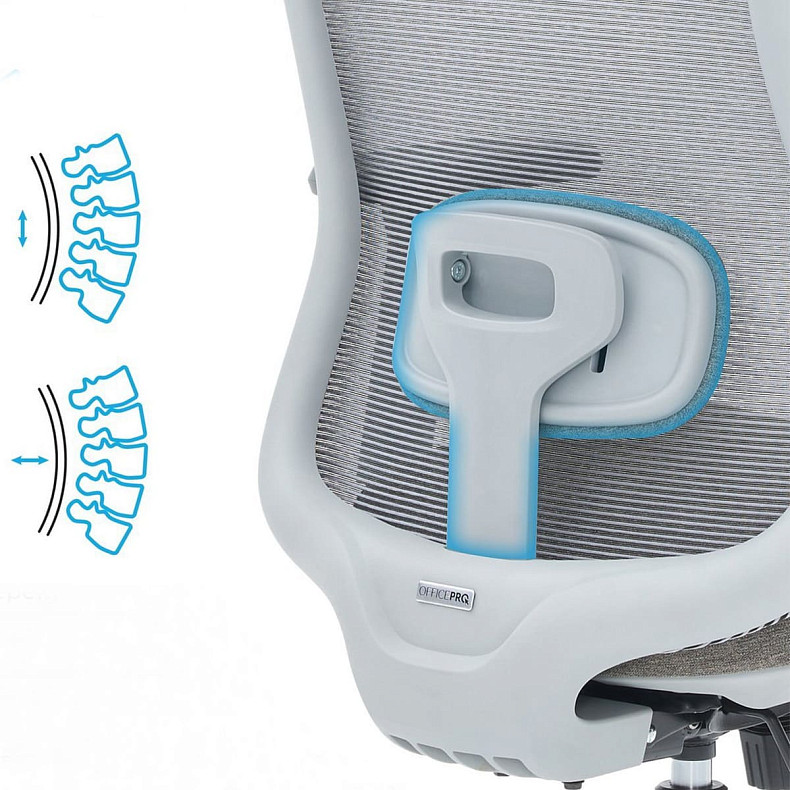 Офисное кресло OfficePro Wave OC670-G-G-G