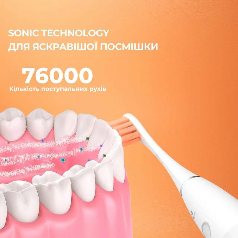 Электрическая зубная щетка Oclean Flow S Sonic White - белая