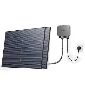 Комплект EcoFlow PowerStream – микроинвертор 800W + солнечные панели 2х400