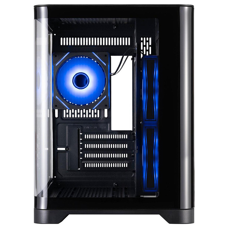 Корпус 1stPlayer UV5-BK-2FC7R-1FC7 Black без БП