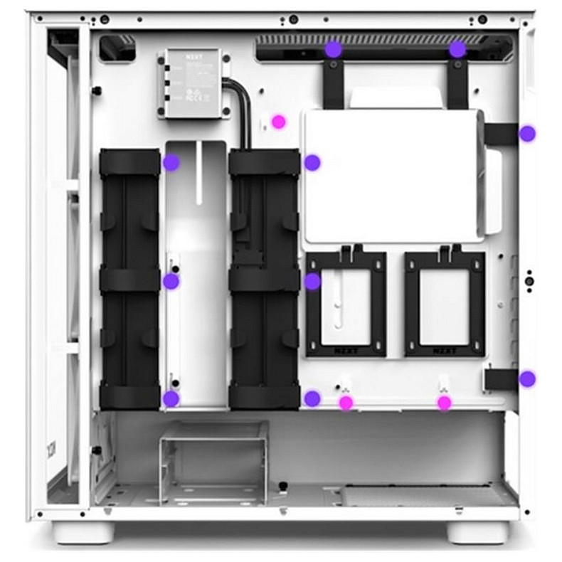 Корпус NZXT H7 Elite RGB White (CM-H71EW-02)