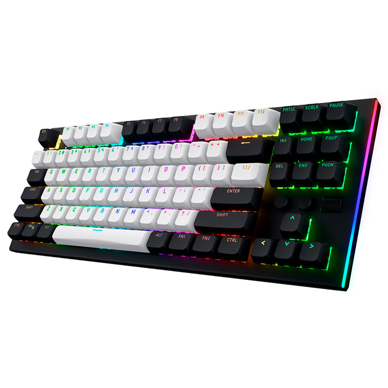 Клавіатура HATOR Gravity TKL orange (HTK560) black, US layout