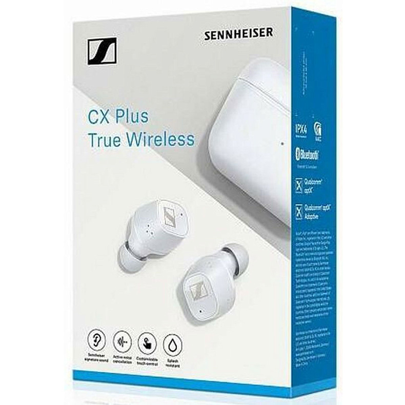 Наушники TWS Sennheiser CX PLUS TRUE WIRELESS WHITE