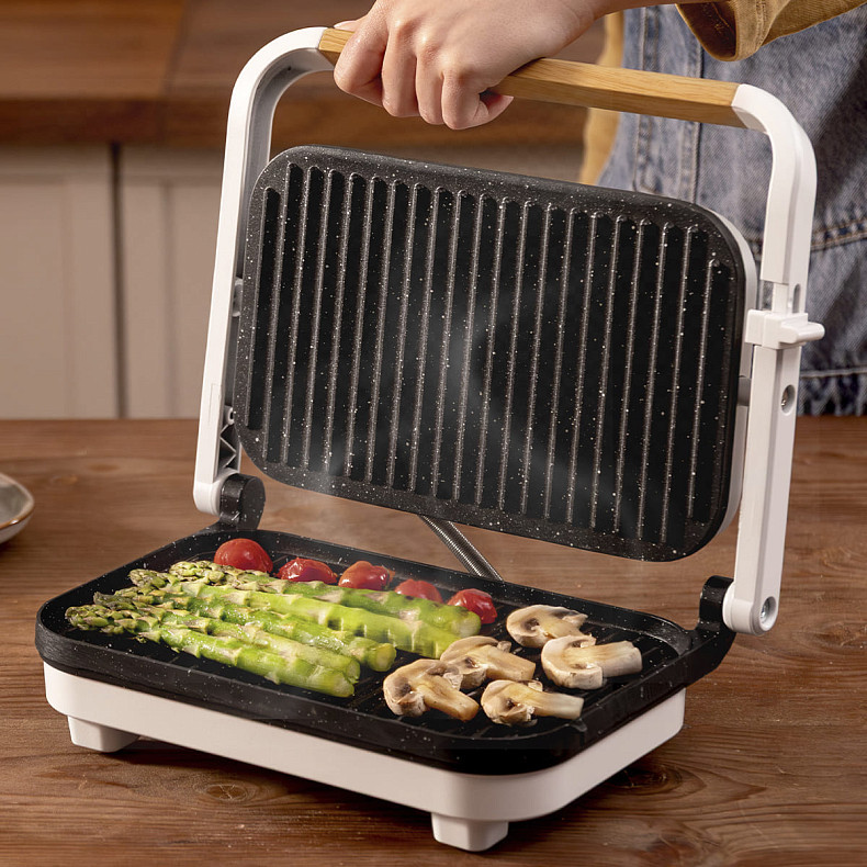 Гриль електричний CECOTEC Rock'nGrill 1200 Wood W
