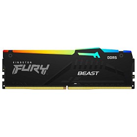 ОЗУ Kingston DDR5 32GB KIT (16GBx2) 5600 FURY Beast RGB (KF556C40BBAK2-32)