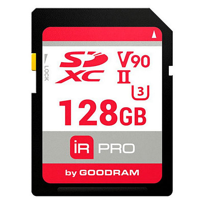 Memory card Secure Digital 128Gb GoodRAM IRDM PRO SDXC V90 UHS-II U3 Retail