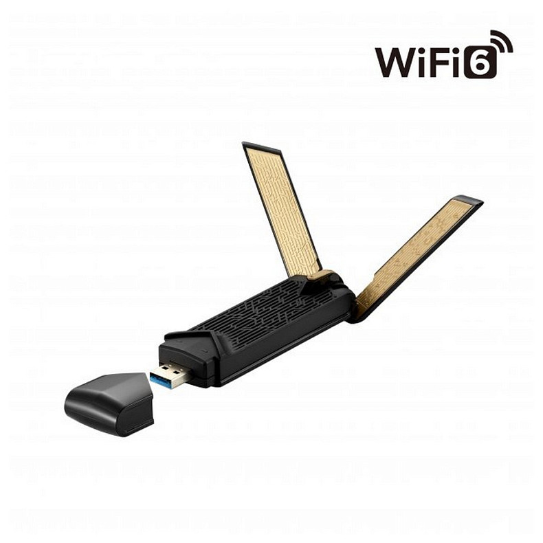 WiFi-адаптер ASUS USB-AX56 AX1800 USB 3.0 WPA3 MU-MIMO OFDMA