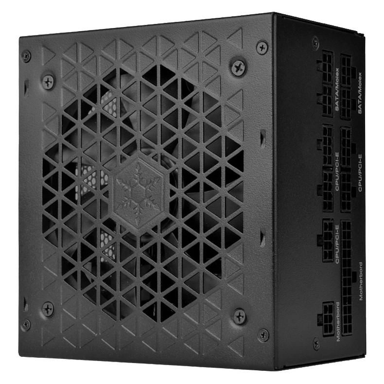 Блок питания SilverStone Decathlon(850W), >90%, 80+ Gold, 120мм, 1xMB 24pin(20+4), 2xCPU 8pin(4+4)