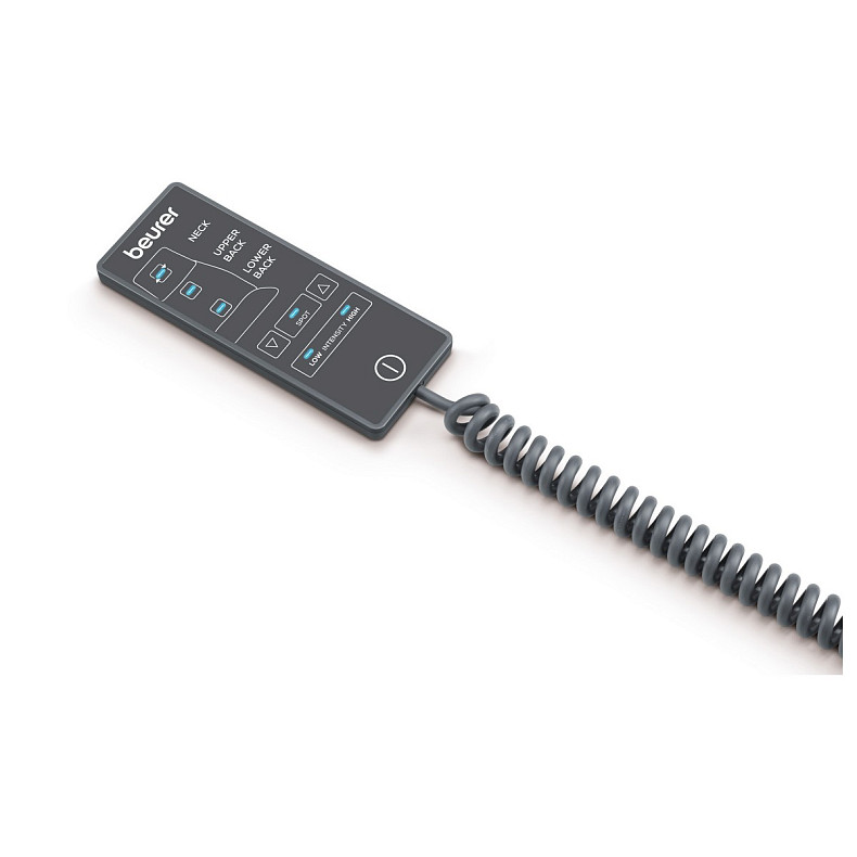 Масажер Beurer для тіла, від мережі, накидка на сидіння, 2 режими, синій