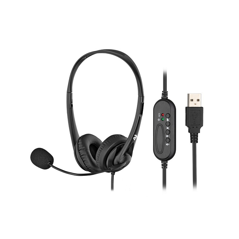 Гарнітура для ПК 2E CH11, On-Ear, USB