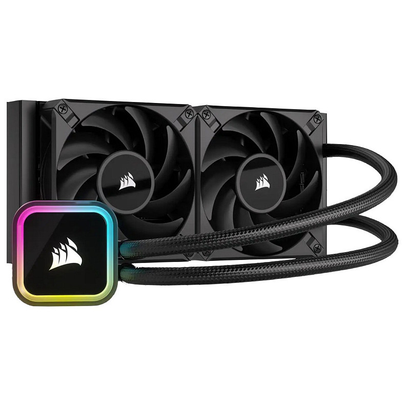 Система водяного охолодження Corsair iCUE H100 Elite RGB Liquid CPU Cooler (CW-9060058-WW)