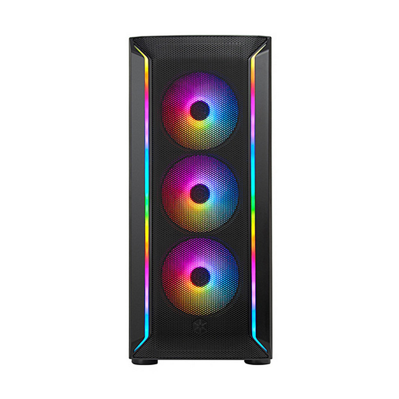 Корпус SilverStone SilverStone FARA FA511Z-BG, без БП, 2xUSB3.0, 3x120mm ARGB fan, TG Side Panel