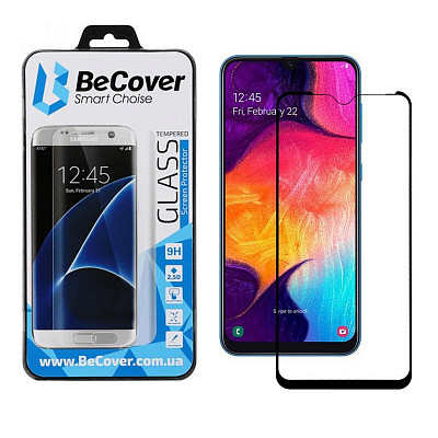 Защитное стекло BeCover для Samsung Galaxy A50 SM-A505/A50s SM-A507 Black (703444)